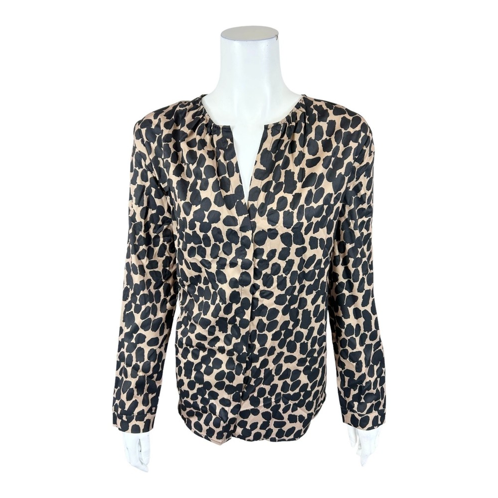 StyleList by Micaela Regular Women's Classic Woven Blouse Animal Small Size